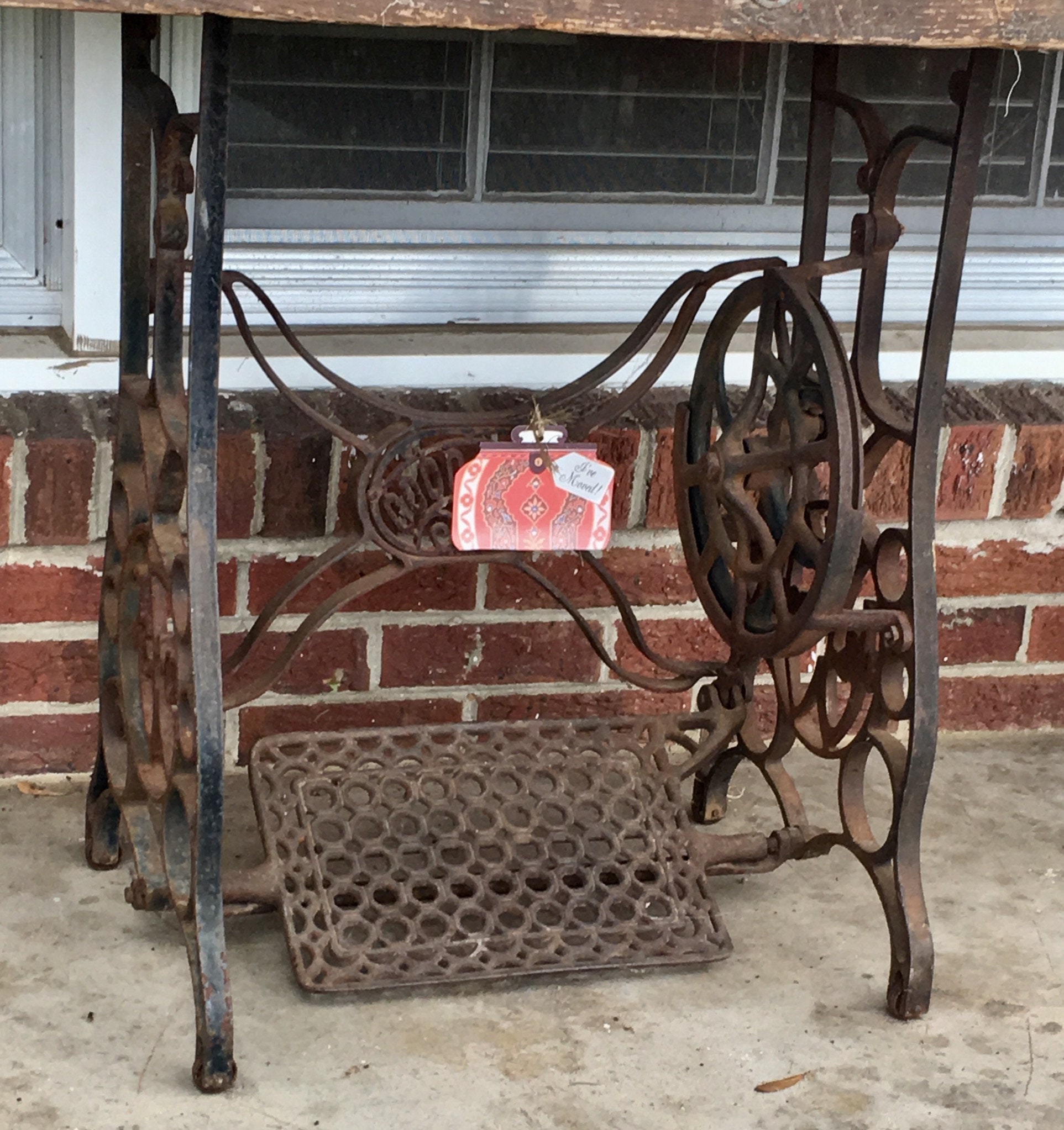 Cast Iron Treadle Sewing Machine Base Cast Iron Goodrich Etsy
