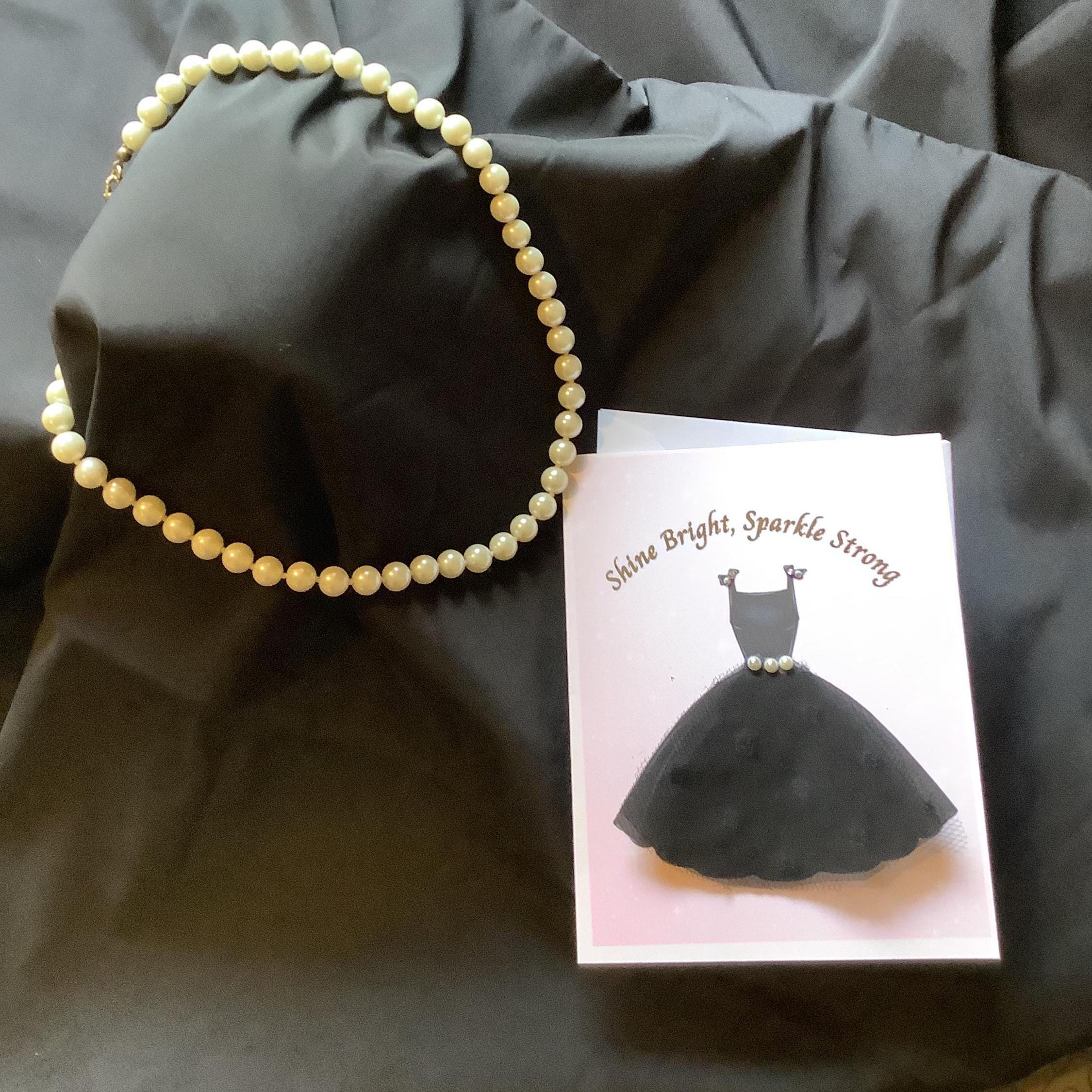 black beads for dress Black A line tulle beads long prom dress, black evening dress – dresstby main image 1