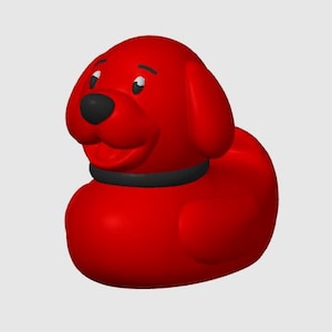 Clifford Duck Miniature Figurine For Jeeps Dashboards