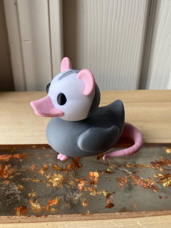 Opossum Duck Miniature Figurine For Jeeps Dashboards