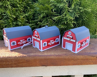 Byers Homestead Country Store Duck Farm Village of Commerce Twp. Michigan Barn Miniatire Replicas And Christmas Tree Ornaments