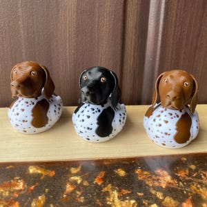 GSP (Pato Pointer Alemán de Pelo Corto) - Figura en miniatura para salpicaderos de Jeep - Impresión 3D