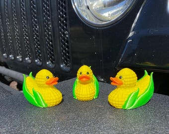 Corn Duck Miniature Figurine For Jeeps Dashboards