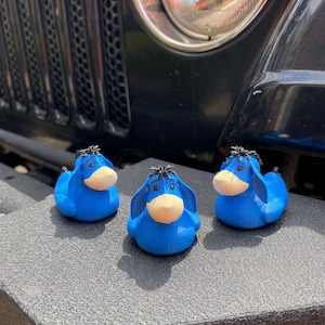 Eeyore Duck Miniature Figurine For Jeeps Dashboards