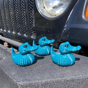 Alligator Duck Miniature Figurine For Jeeps Dashboards