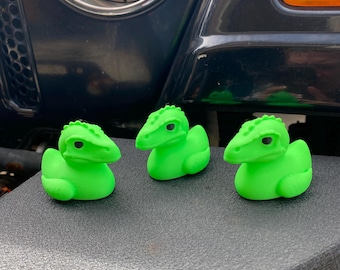 T-Rex Dino Duck Miniature Figurine For Jeeps Dashboards