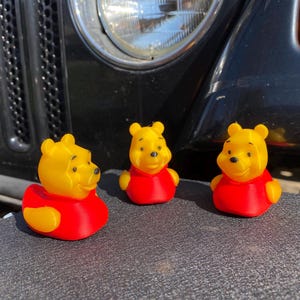 Winnie The Pooh Duck Miniature Figurine For Jeeps Dashboards