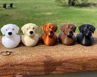 Labrador Retreiver Duck Miniature Figurine For Jeeps Dashboards
