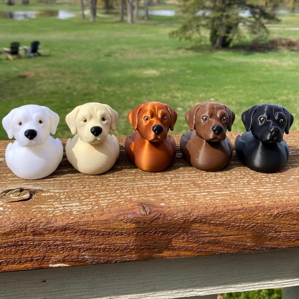 Labrador Retreiver Duck Miniature Figurine For Jeeps Dashboards