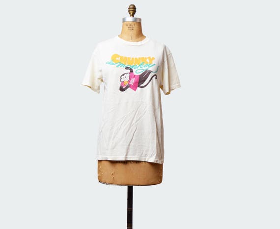 Vintage 1990s Ben and Jerry's Tshirt / 1990s Chunky Monkey Ice
