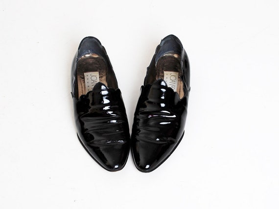 90s patent leather shoes