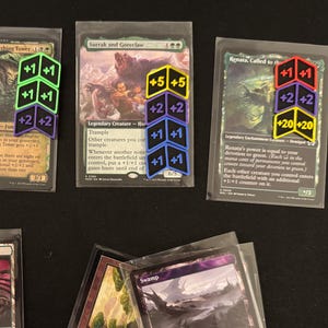 Custom MTG Power/toughness Counters - Magic the Gathering Counter ...