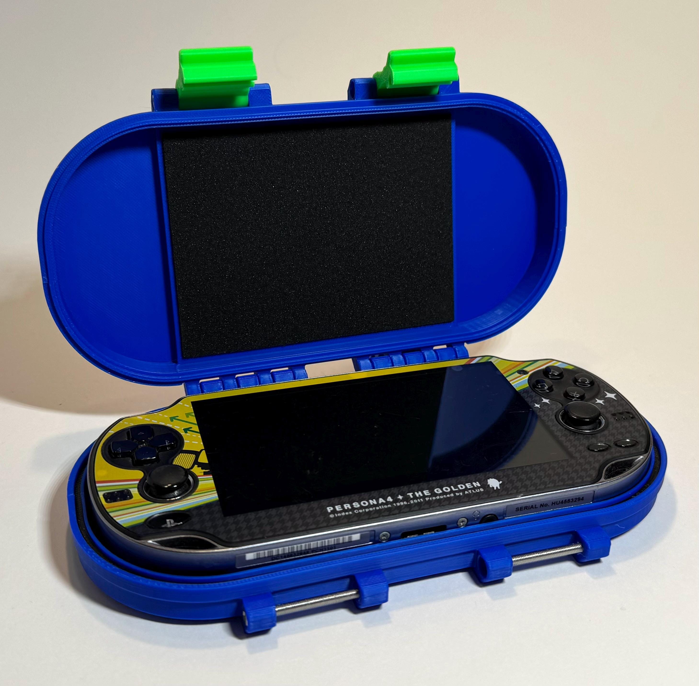 Custodia Rigida Per PS Vita – Trasporto, Per 1000/2000/Slim, Con 10 Slot Per Giochi, Nera