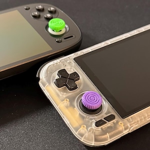 Custom Retroid Pocket 5 RP5/4 Pro/Mini / AYN Odin 2 Joystick Replacement Set - Extra-Grip Joysticks in Assorted Sizes with Textured Finish