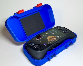 Custom Case for Retroid Pocket 6 & Official Grip: Protective Travel RP6 Console Storage