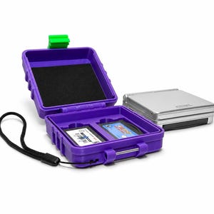 Custom Case for Game Boy Advance SP - Protective Console case with GBA Cartridge Storage
