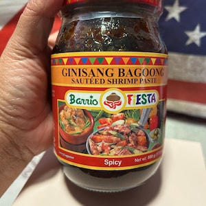 Philippines  Barrio Fiesta bagoong,500 gms   Philippine Gourmet.  Filipino Pinoy Foods. Bagoong for kare kare