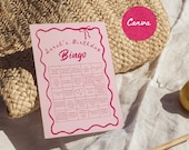 Bar Crawl Birthday Bingo, Editable Pub Crawl Drinking Game, Bday Party Game,Bar Bingo, Girls Night Game, Canva Template Download