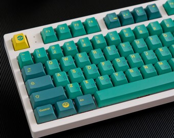 GMK Pokémon Keycap Set, 129 Keys PBT Cherry Profile, Mechanical Keyboard Keycaps, Artisan Keycaps, Bold Aesthetic, Gamer Style