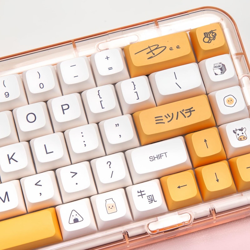 Cute Creamy Keyboard - Etsy