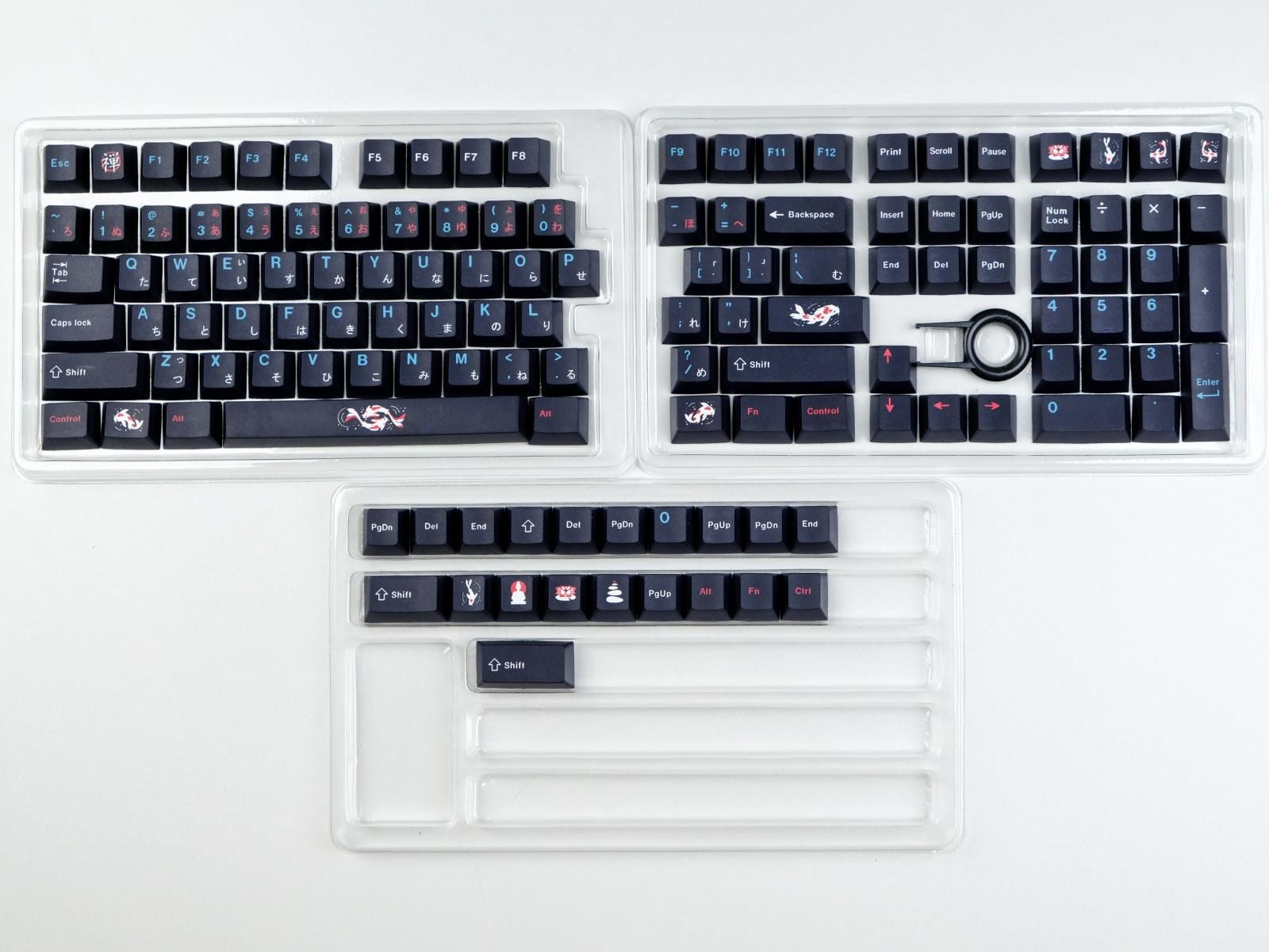GMK Zen Pond Japanese Style Keycap Set, 129 Keys PBT Cherry Profile ...