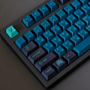 GMK Abyss Keycap Set, 129 Keys PBT Cherry Profile, Mechanical Keyboard ...