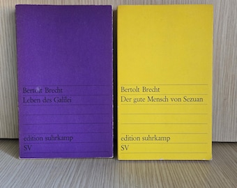 Bertolt Brecht German Paperbacks: Leben des Galilei & Der gute Mensch von Sezuan, edition suhrkamp