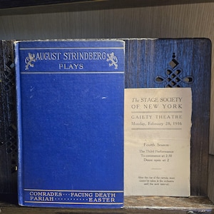 1912 August Strindberg spelar vol. II + 1916 påskprogram för New York-teatern