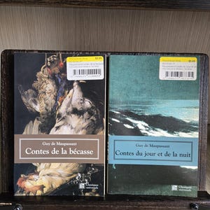 Guy de Maupassant French Short Story Collection: 2 Vintage Paperbacks