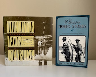 Nick Lyons Fishing Books Lot 2 Classic Fishing Stories & Little Book of Fishing