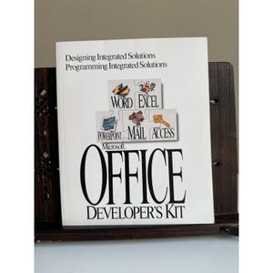 Microsoft Office Developer’s Kit v1.0 1994 Windows 3.1 Visual Basic OLE Book