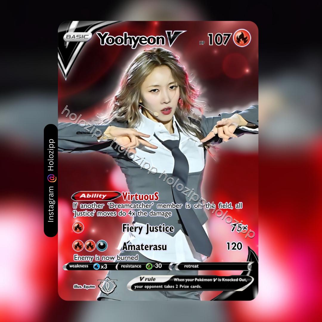Dreamcatcher “justice” V Pokémon Cards Kpop Photocards - Etsy