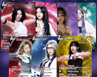 Dreamcatcher “justice” V Pokémon Cards Kpop Photocards - Etsy