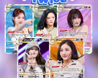 Twice “This Is For” Vstar Pokémon Cards Kpop Photocards