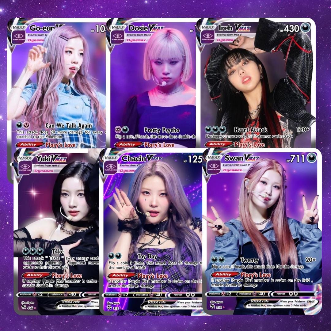 Purple Kiss Kpop Photocards - Etsy