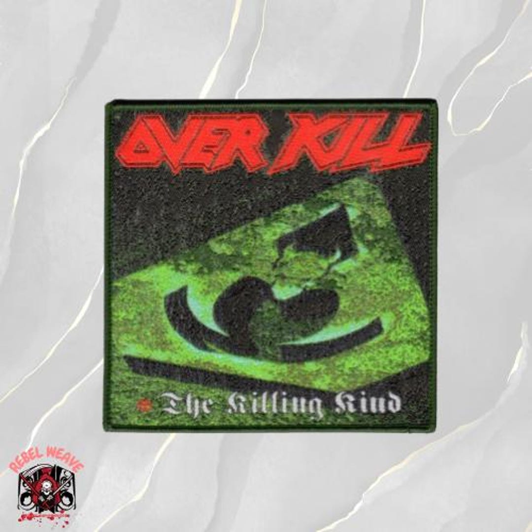 OVERKILL Woven Patch: the Killing Kind - Metal Battle Jacket Emblem - Etsy