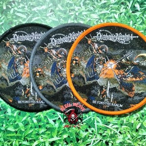 Parches tejidos de DIABOLIC NIGHT/Parche/Parche de metal/Chaqueta de batalla/Emblema de metal/Parche tejido/Black Metal/Death Metal/Chaqueta de metal