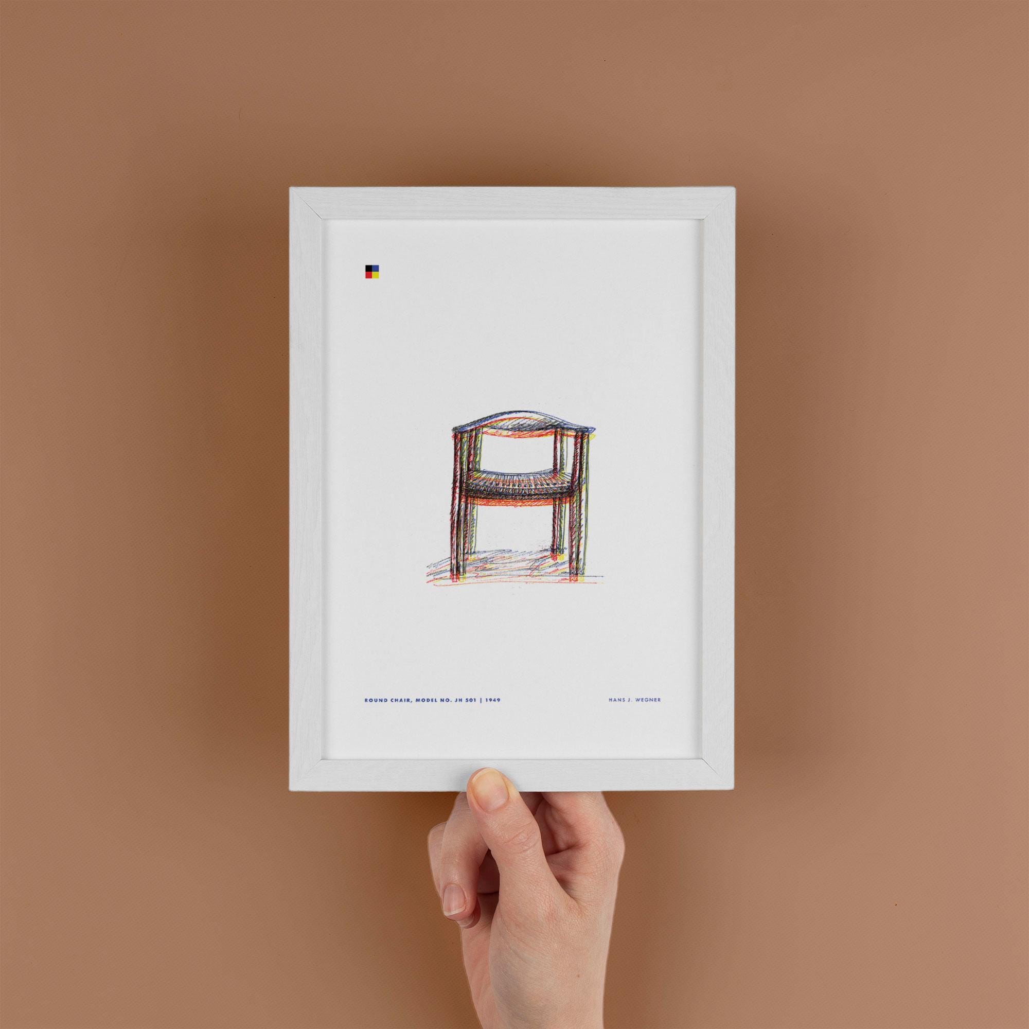 Hans Wegner Poster - Etsy