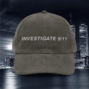 Undersök 9/11-manchesterkepsen: Broderad bomullsmössa