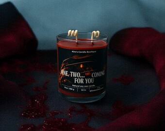 Freddy Krueger Soy Candle, Nightmare on Elm Street, Horror Home Decor