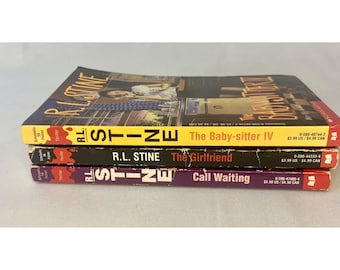 Lot Of 3 Vintage R.L. Stine Halloween 1st Edition Books Horror 90s YA