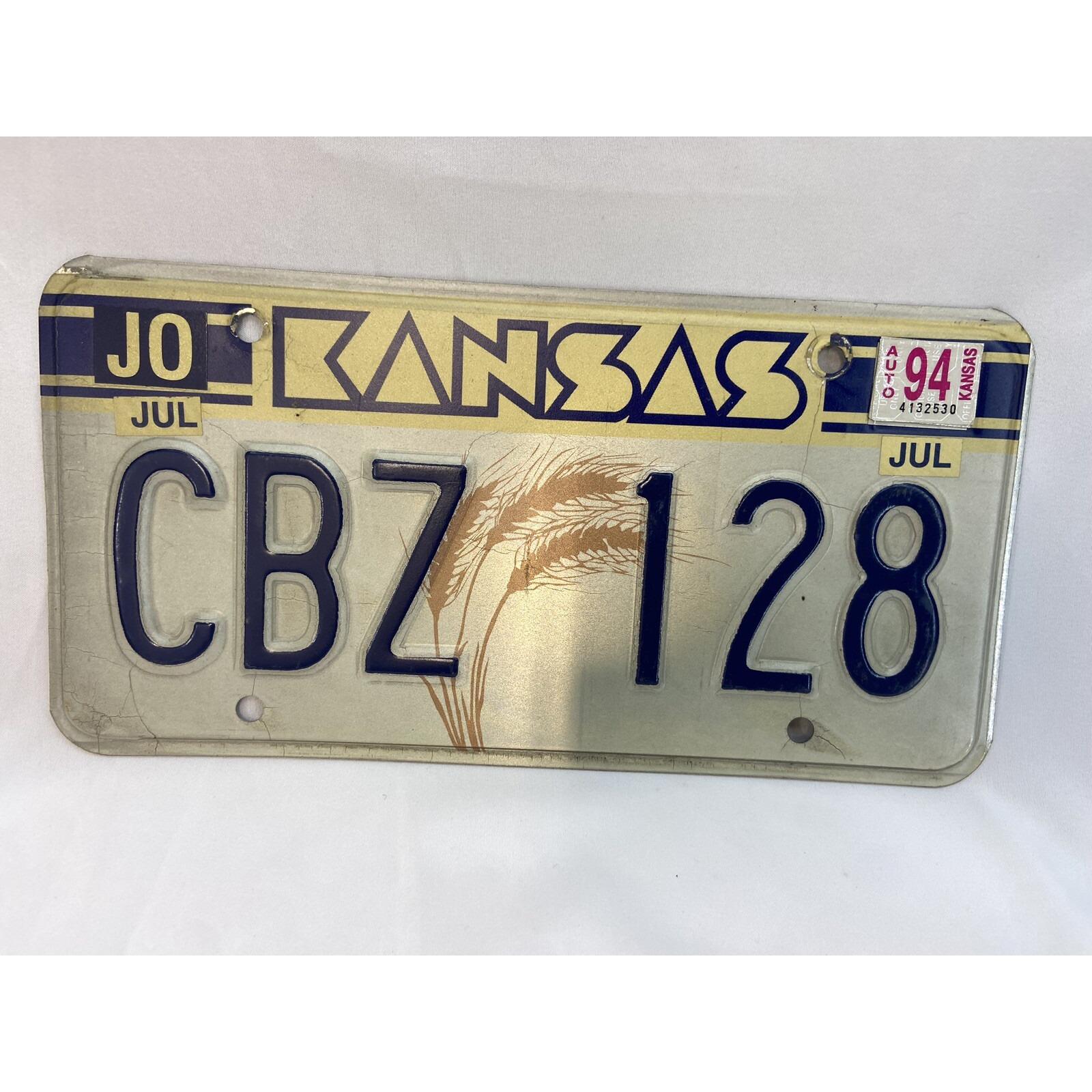 Old Kansas License Plate - Etsy