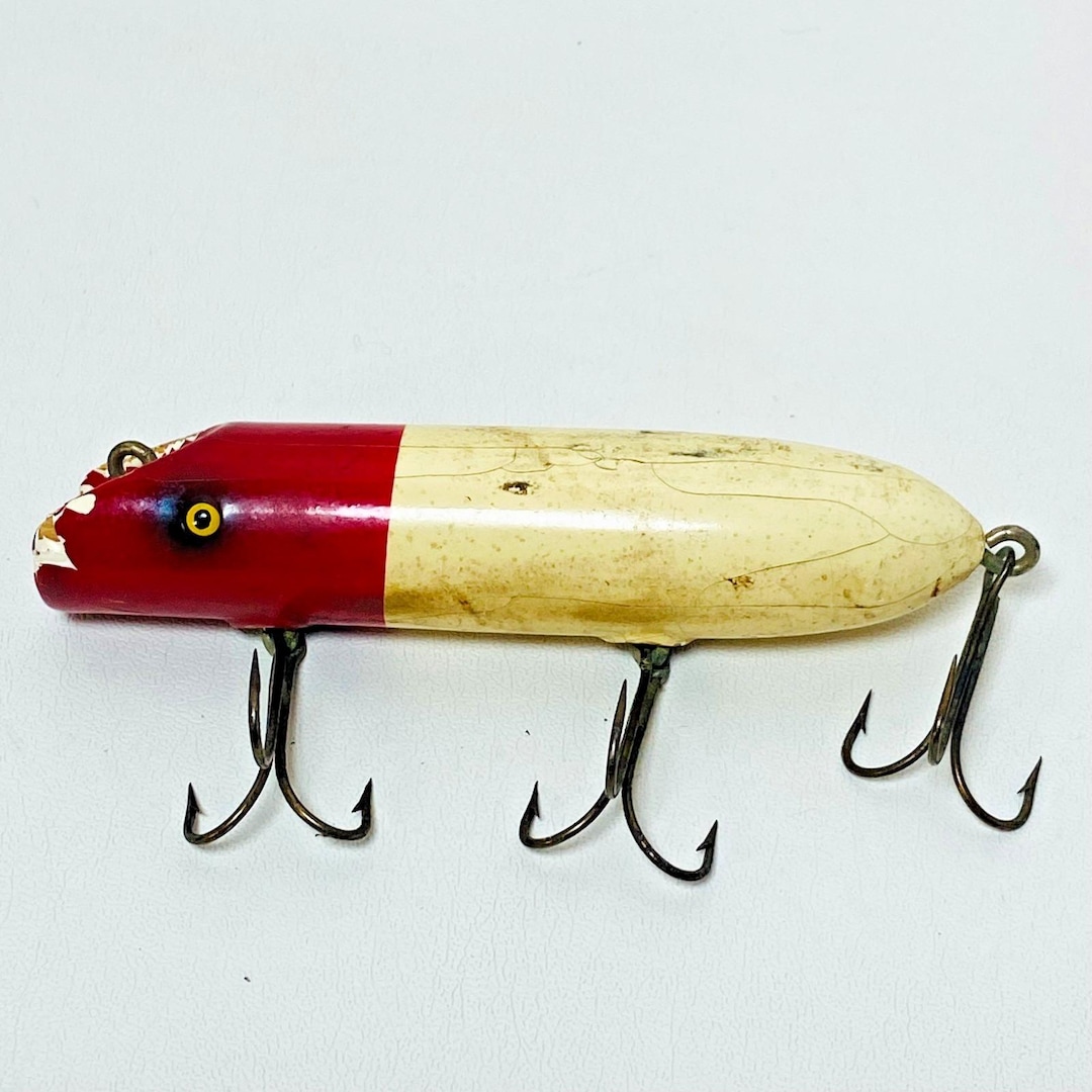 Vintage South Bend Bass Oreno 973 RH Wood Lure With Tack Eyes - Etsy