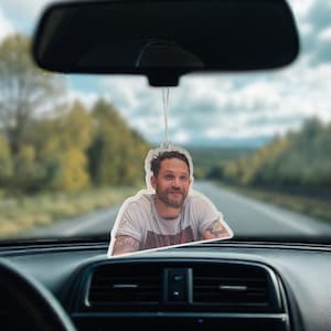 Tom Hardy Custom Car Air Freshener | New Car Scent | Fresh Aura Merch