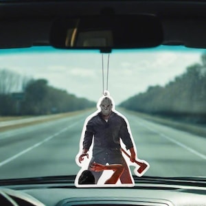 Jason Voorhees Car Air Freshener Gift | New Car Scent | Fresh Aura Merch