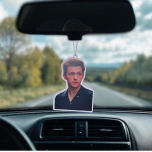 Tom Holland Custom Air Freshener Gift | New Car Scent | Fresh Aura Merch