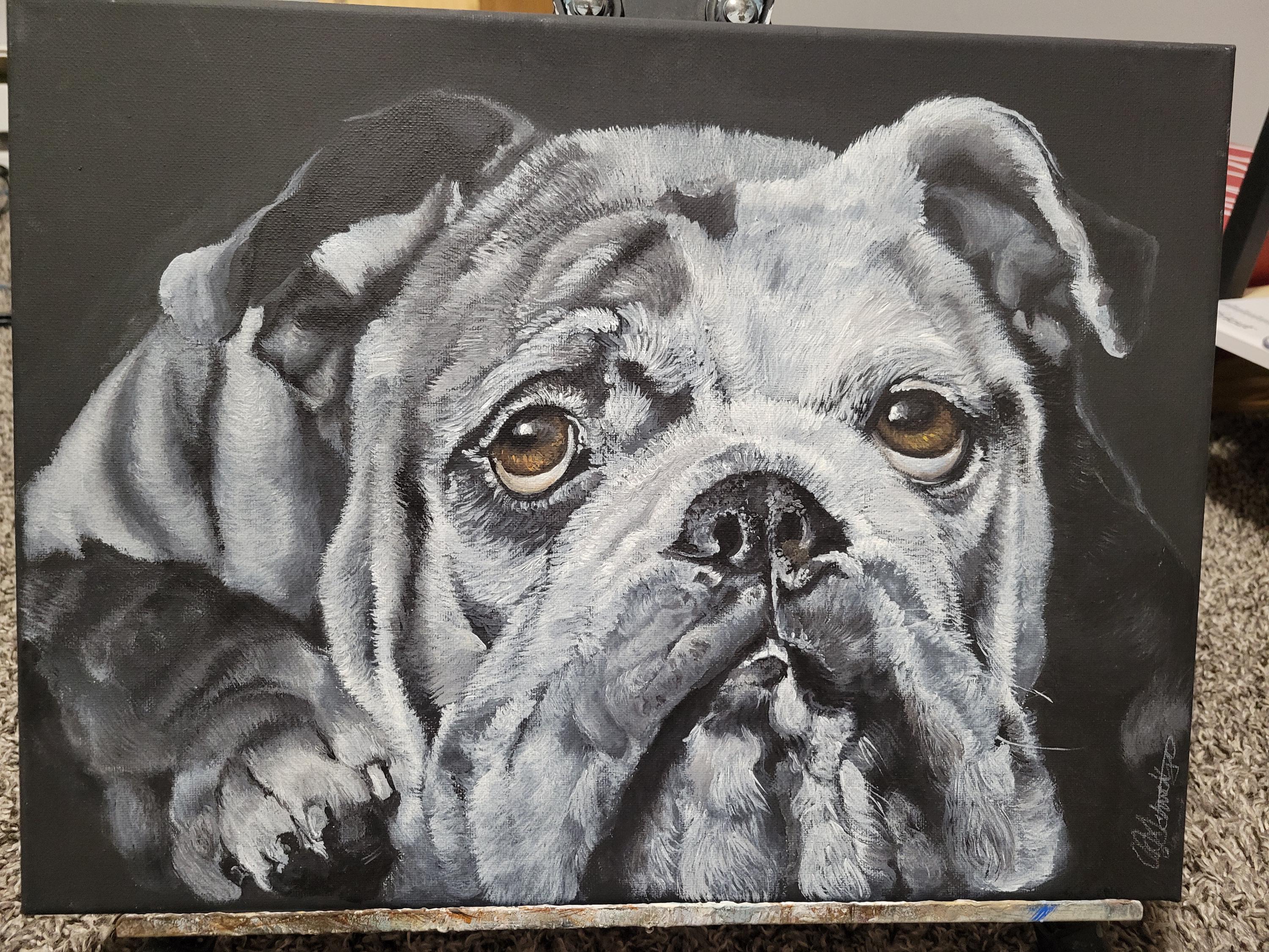 Bulldog with Soulful Eyes - Thumbnail 3