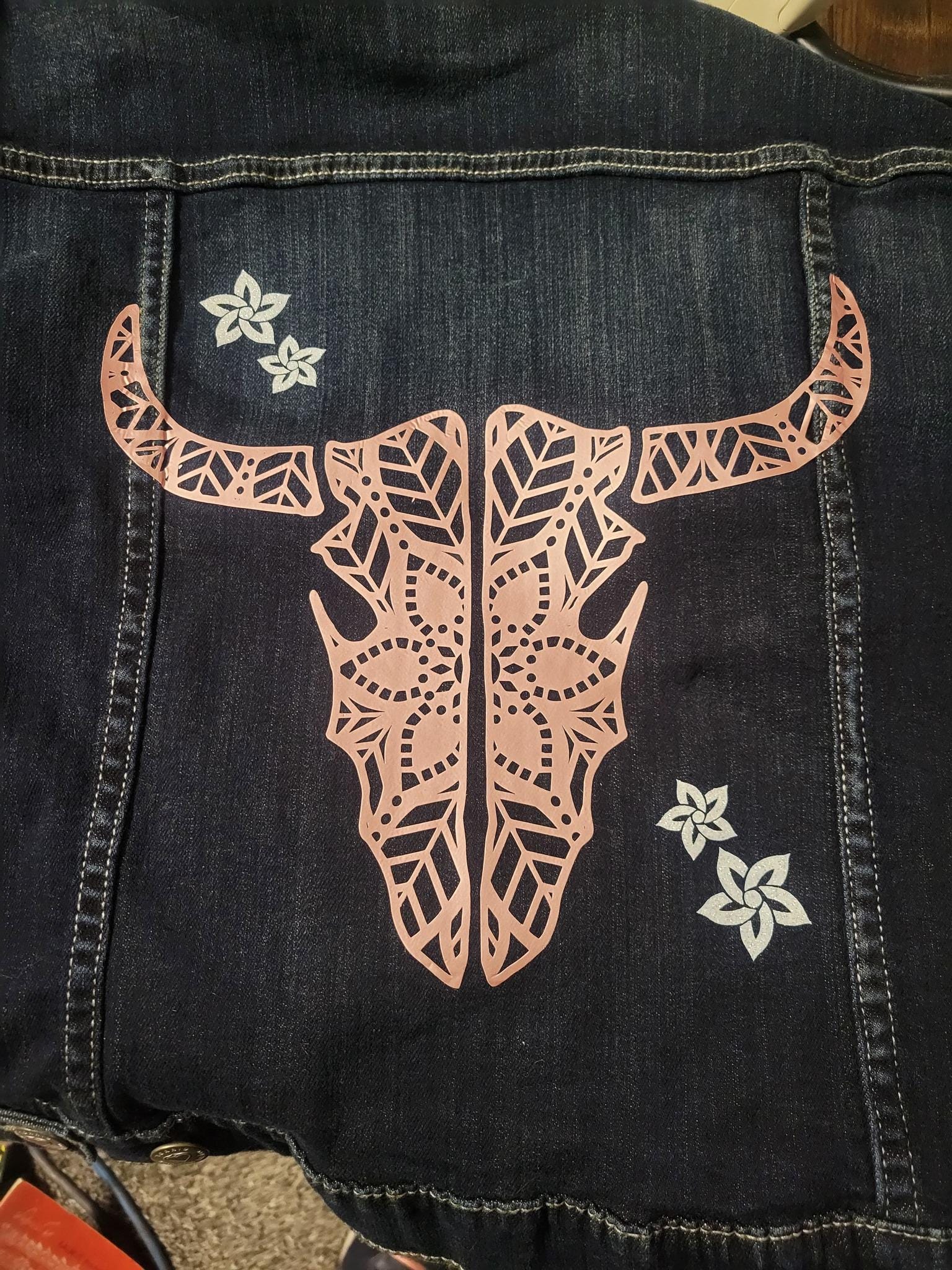 Western Cow Skull Jacket