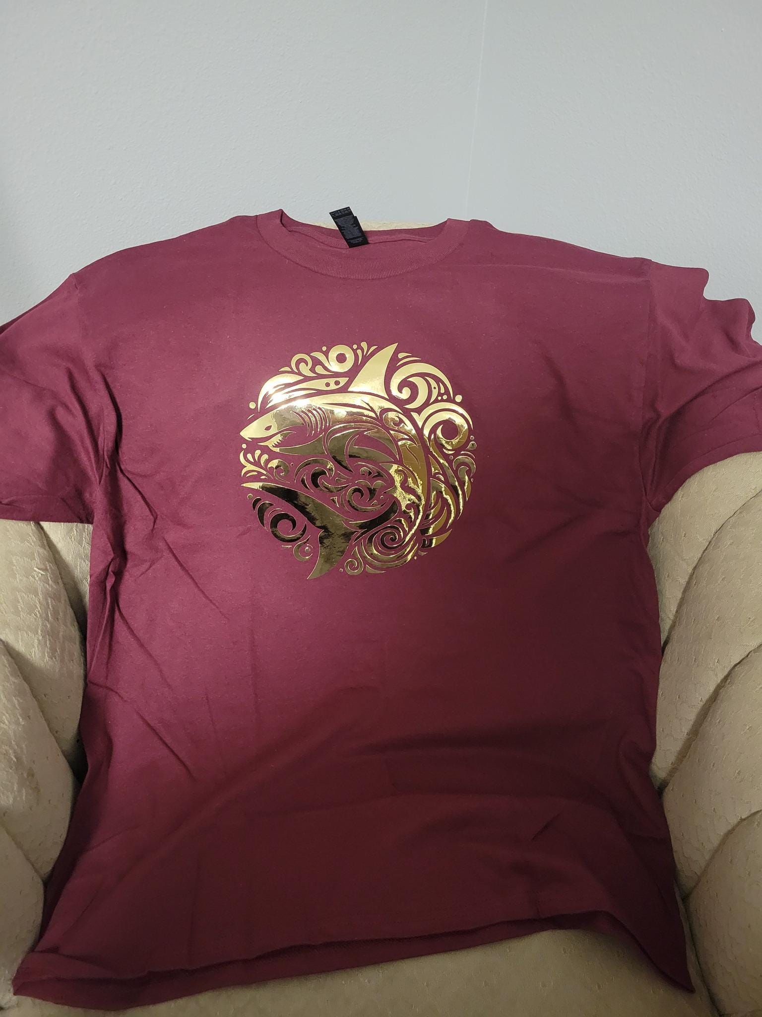 Tribal Shark T-Shirt - Thumbnail 2
