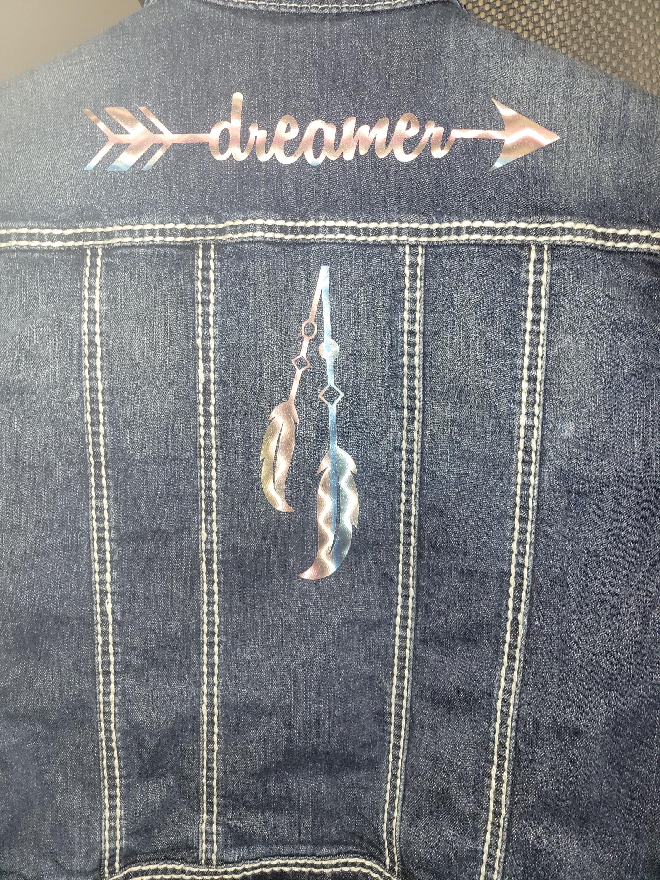 Beautiful "Dreamer" Jean Jacket - Thumbnail 2